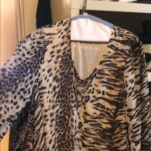 Leopard print tunic/dress